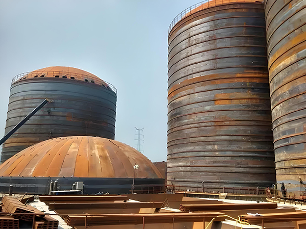 沅江焦粉钢板仓